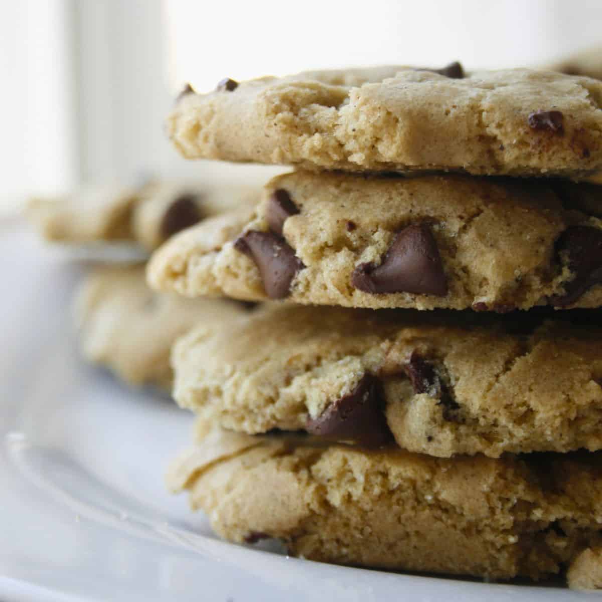 cookies on white plate